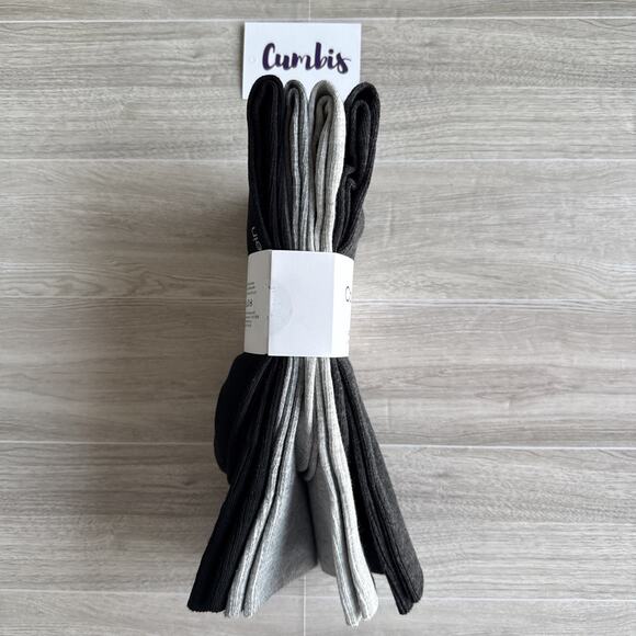 Calvin Klein Men's 4-Pairs Lightweight Crew Socks Gray Black NEW US 7-12 - Picture 3 of 10